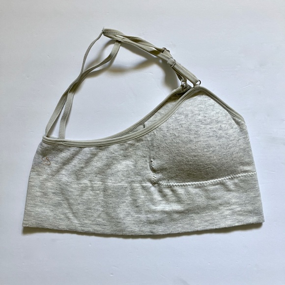 Jessica Simpson sports bra w/ removable padding heather gray size XS (32A-34B) - Picture 3 of 4